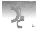 球閥密封副2D軸對(duì)稱(chēng)幾何模型