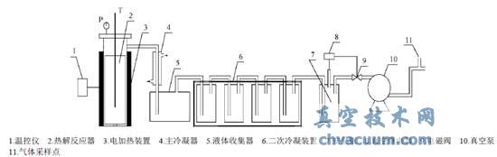 真空熱解生物質(zhì)的試驗(yàn)裝置