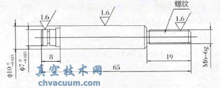 磁控管調(diào)諧螺桿零件結(jié)構(gòu)